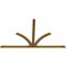 Ekena Millwork Richland Rough Sawn Timber Gable Bracket, Western Red Cedar, 108"W x 63"H x 2"D x 4"F, 14/12 Pitch GBW108X63X0204RIC00RWR - alternate 3
